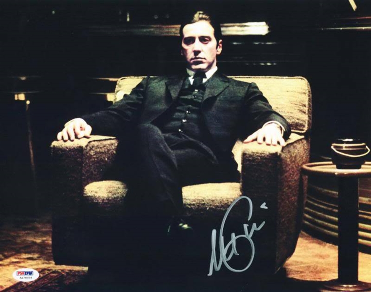 Al Pacino Beautiful Signed 11" x 14" Color Photo from "The Godfather: Part II" with Full Signature (PSA/DNA ITP)