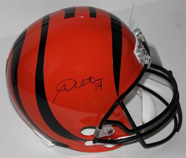 Andy Dalton Signed Bengals Full-Sized Replica Helmet (PSA/DNA)