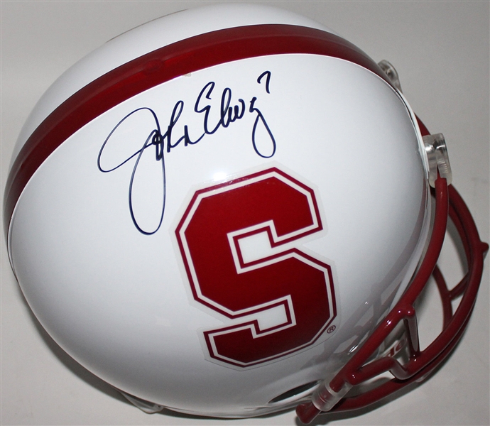 John Elway Signed Stanford University Full-Sized Helmet (PSA/DNA)
