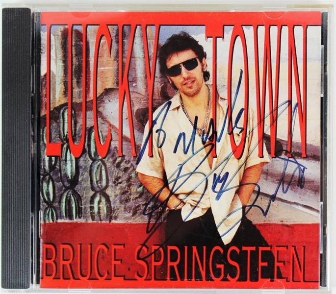 Bruce Springsteen Signed "Lucky Town" CD (Disc Included!)(PSA/DNA)