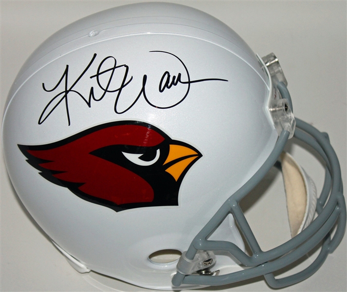 Kurt Warner Signed Full-Sized Replica Cardinals Helmet (PSA/DNA)
