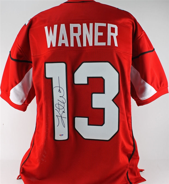 Kurt Warner Signed Arizona Cardinals Jersey (PSA/DNA)