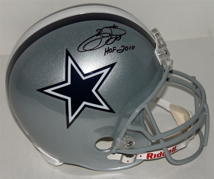 Emmitt Smith Signed Full-Sized Replica Cowboys Helmet (PSA/DNA)