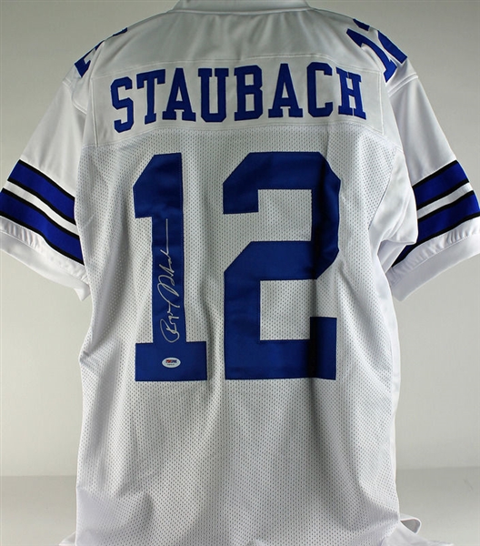 Roger Staubach Signed Cowboys Jersey (PSA/DNA)
