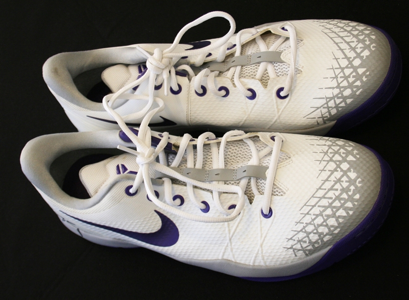 2012-13 Kobe Bryant Game Worn & Signed Nike Basketball Sneakers (DC Sports)