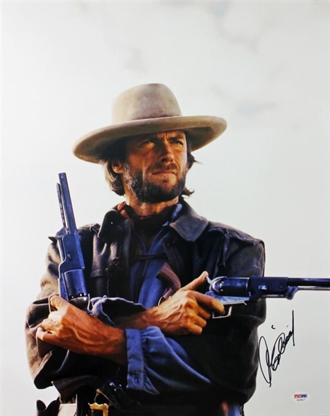 Clint Eastwood Signed 16" x 20" Color Photo from "Outlaw Josie Wales" (PSA/DNA)