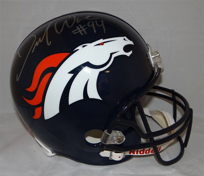 DeMarcus Ware Signed F/S Denver Broncos Helmet (JSA)