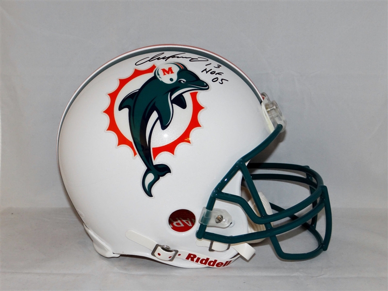 Dan Marino Signed Full Size PRO LINE Miami Dolphins Helmet w/ "HOF 05" Inscription (JSA)