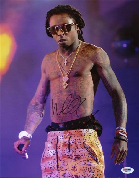 Lil Wayne Signed 11" x 14" Photo (PSA/DNA)