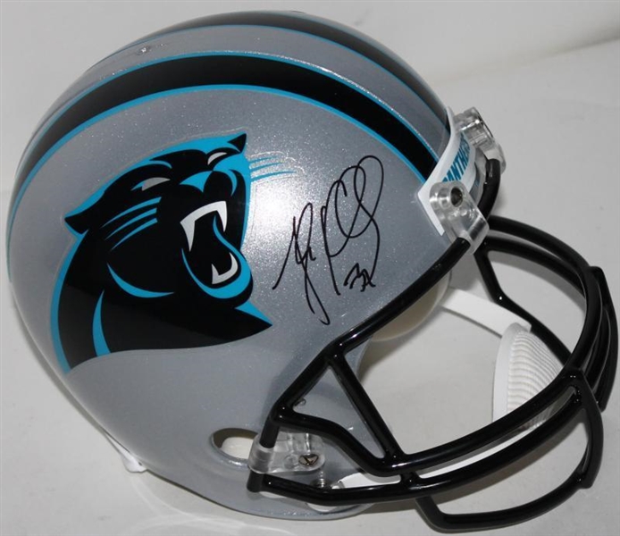 Luke Kuechly Signed Carolina Panthers Full-Sized Helmet (JSA)