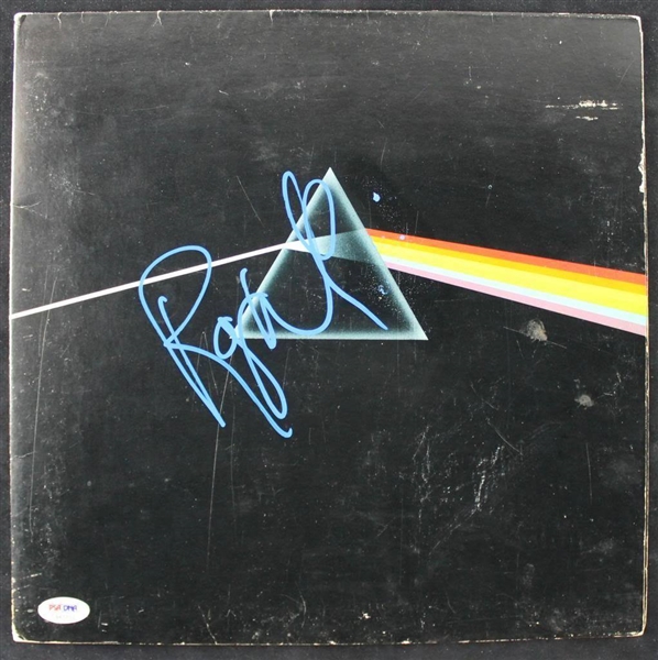 Pink Floyd: Roger Waters Superb Signed "Dark Side of the Moon" Album Cover w/Vinyl (PSA/DNA)