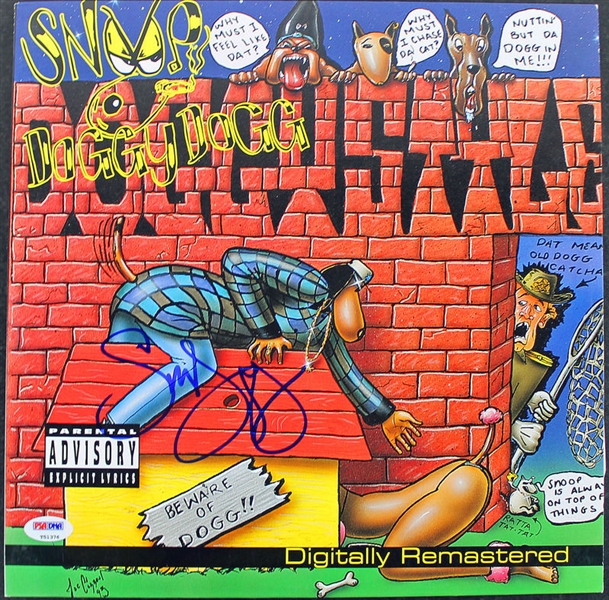 Snoop Dogg Signed "Doggy Style" LP - PSA/DNA Graded GEM MINT 10!