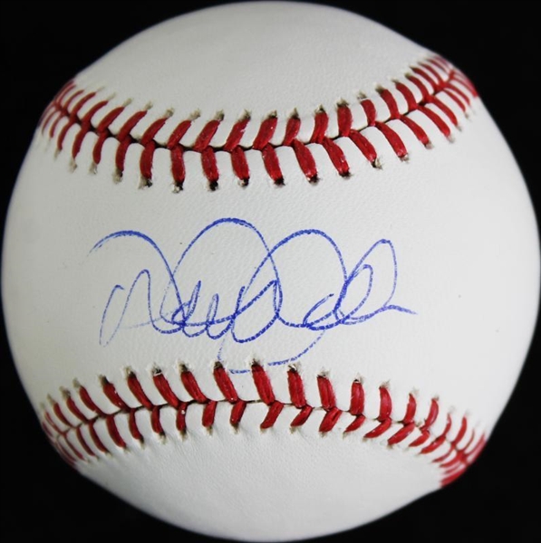 Derek Jeter Signed OML Baseball (Steiner & MLB)