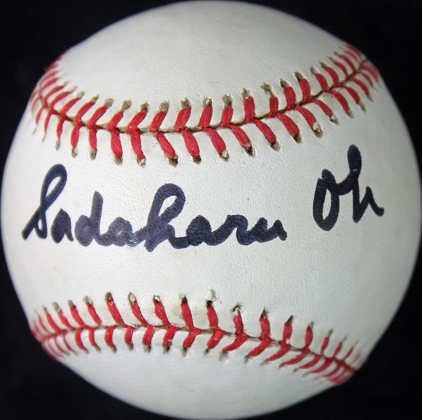 Sadaharu Oh Signed OML (Budig) Baseball (PSA/DNA)
