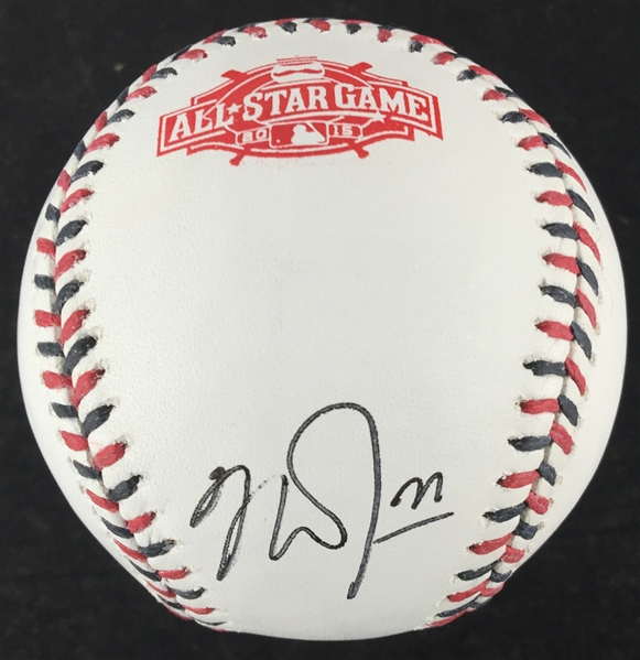 Mike Trout Signed 2015 All-Star Game OML Baseball (PSA/DNA)