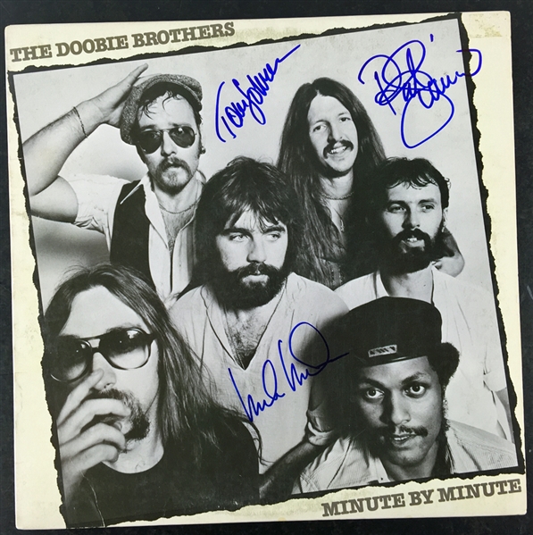 The Doobie Brothers Group Signed "Minute by Minute" Album (PSA/JSA Guaranteed)