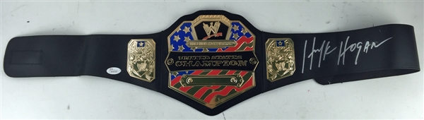 Hulk Hogan Signed WWE U.S. Championship Replica Belt (JSA)