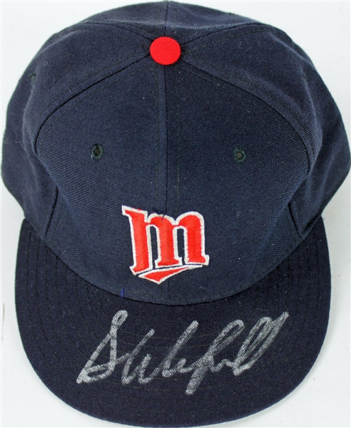 Dave Winfield Game Used & Signed 1993 New Era Twins Hat (MEARS)
