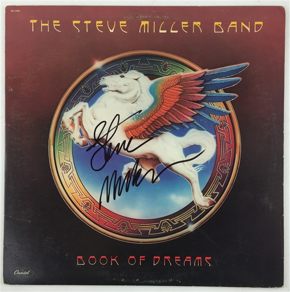 Steve Miller Signed "Book Of Dreams" Album (PSA/JSA Guaranteed)