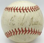 Babe Ruth & Lou Gehrig Dual Signed OAL Baseball c. 1934 (PSA/DNA)