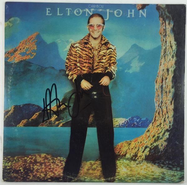 Elton John Signed "Caribou" Album (PSA/JSA Guaranteed)