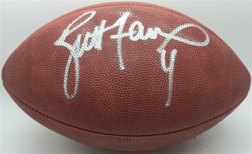 Brett Favre Signed Official NFL Football (JSA)