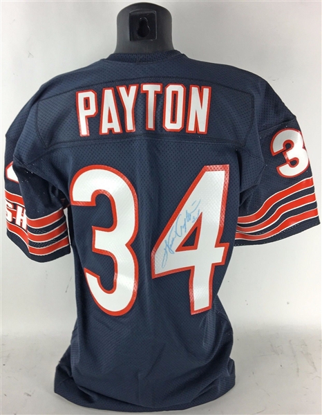 Walter Payton Signed Pro-Style Game Ready Chicago Bears Jersey (PSA/DNA)
