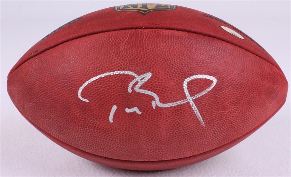 Tom Brady Signed Official Leather NFL "The Duke" Football (Tristar)