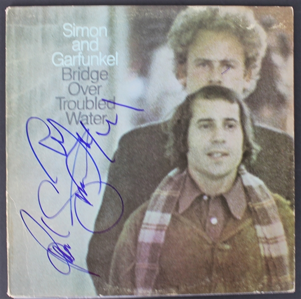 Simon & Garfunkel Signed Album: "Bridge Over Troubled Water" (PSA/DNA)