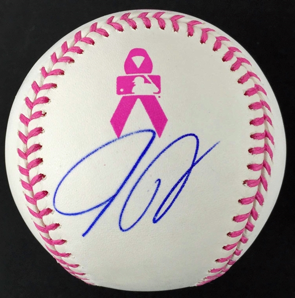 Josh Donaldson Signed OML Mothers Day Baseball (JSA)