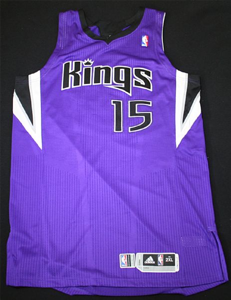 2012-13 DeMarcus Cousins Game Worn Sacramento Kings Jersey (NBA LOA) 
