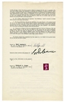 John Lennon & Neil Aspinall Historic Dual Signed Publishing Document for "Sexy Sadie" From The White Album! (PSA/DNA)