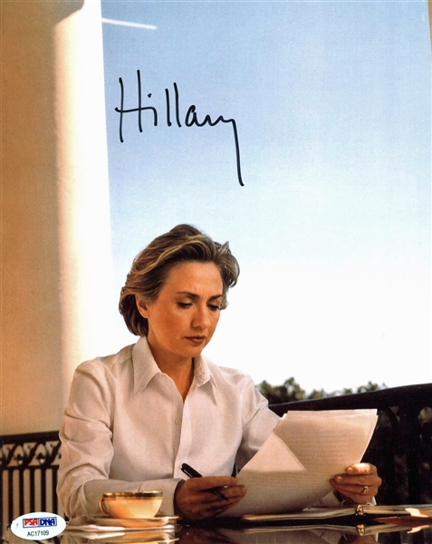 Hillary Clinton Signed 8" x 10" Color Photograph (PSA/DNA)