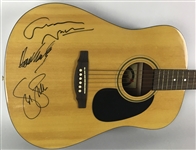 CSN: Crosby, Stills & Nash Signed Alvarez Acoustic Guitar (PSA/JSA Guaranteed)