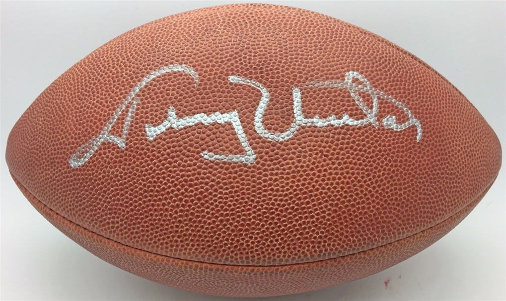 Johnny Unitas Superbly Signed Official NFL Football (JSA)