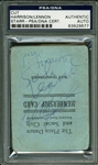 The Beatles Group Signed 2.5" x 3.5" Membership Ticket (PSA/DNA Encapsulated)