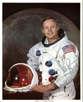 Apollo 11: Neil Armstrong Superb Signed UNINSCRIBED 8" x 10" NASA Photograph (PSA/DNA)