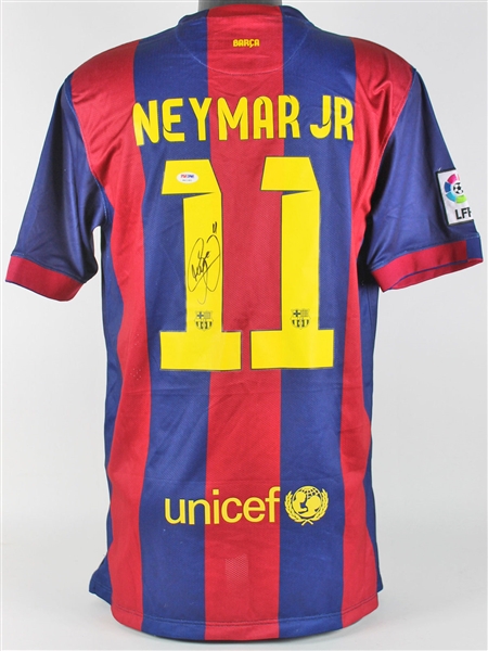 Neymar Signed Nike Barcelona Soccer Jersey (PSA/DNA)