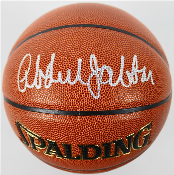 Kareem Abdul-Jabbar Signed I/O  NBA Basketball (PSA/DNA)