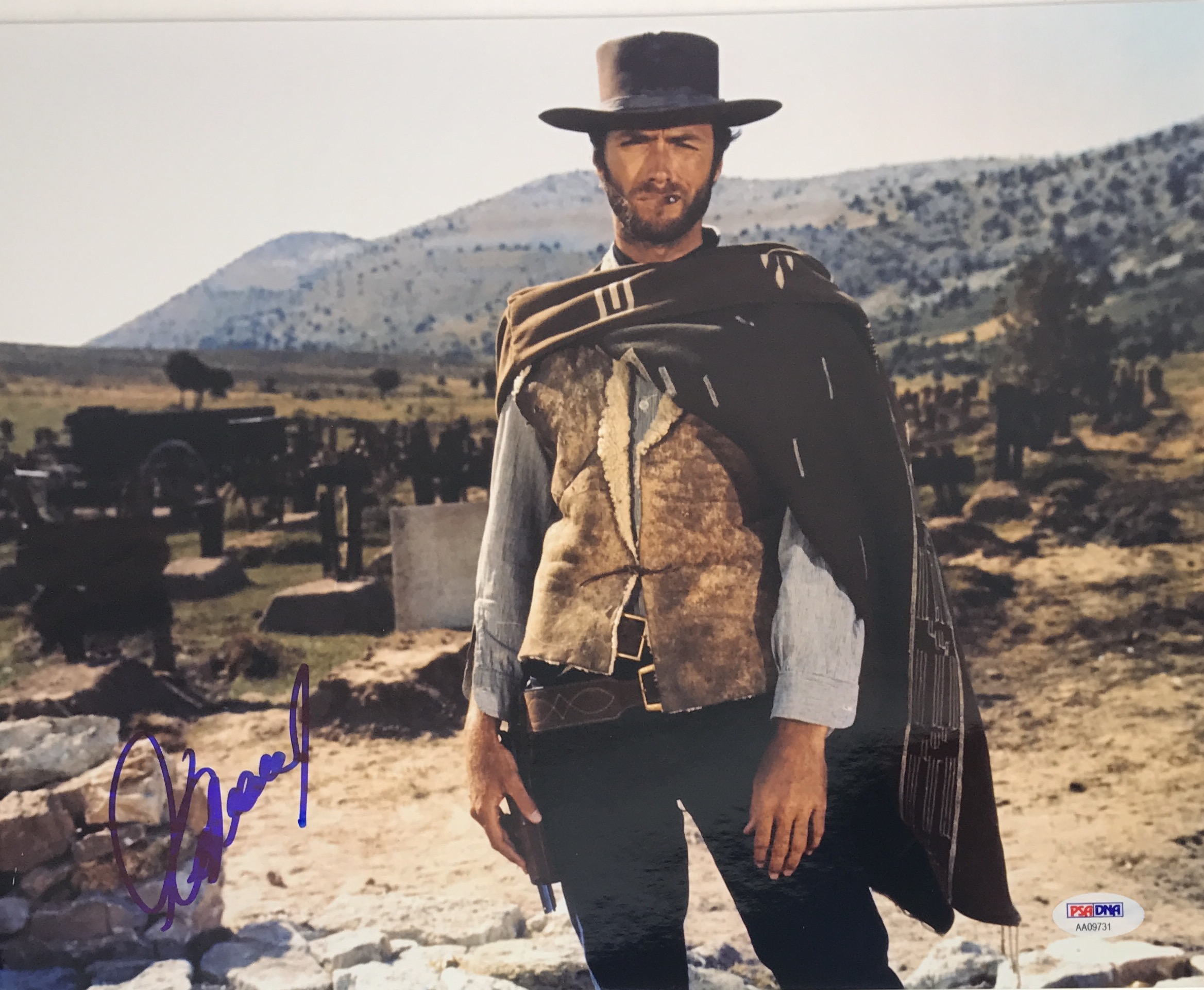 Lot Detail Clint Eastwood Superbly Signed X Color Photo From The Good The Bad The