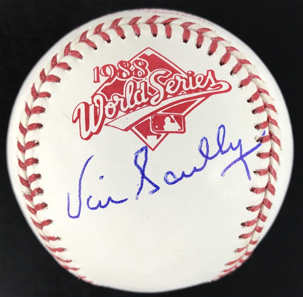 Vin Scully Signed Rawlings Official 1988 World Series Baseball (Beckett/BAS)