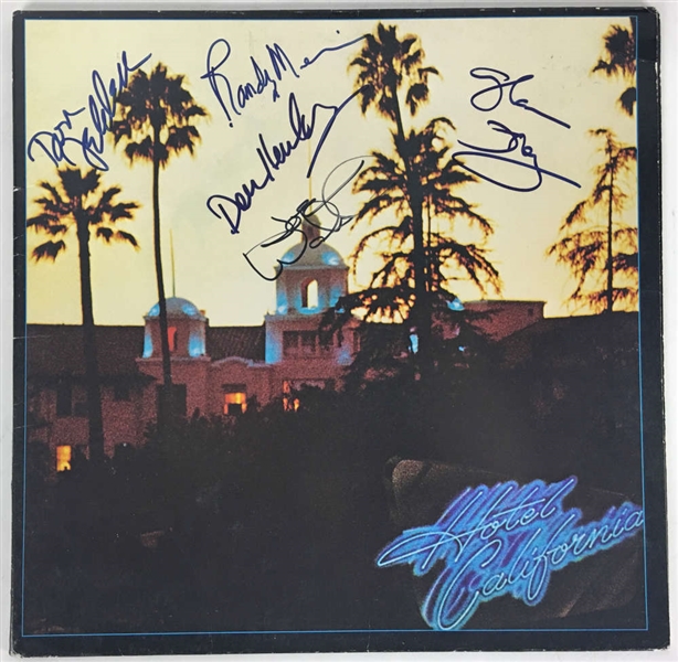 The Eagles ULTRA-RARE Group Signed "Hotel California" Album w/ All Five Members! (Epperson/REAL & JSA LOAs)