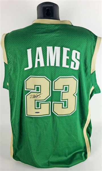 LeBron James Signed Limited Edition St. Vincent-St. Mary High School Jersey (Upper Deck)