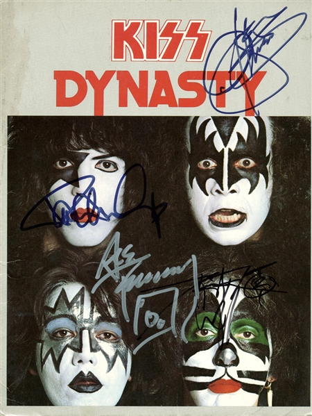 KISS Group Signed 1979 Press Kit w/ All Four Members! (Beckett)