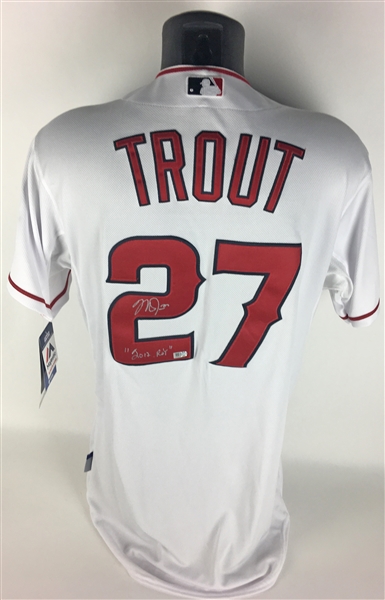 Mike Trout Signed Angels Jersey w/ "2012 ROY" Inscription (MLB)
