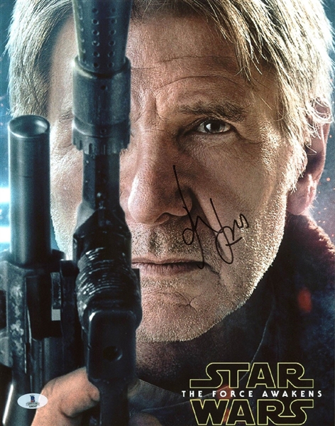 Harrison Ford Signed 11" x 14" Color Photo from "The Force Awakens" (BAS/Beckett)