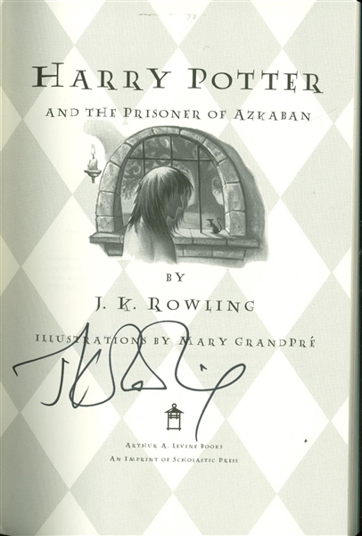 J.K. Rowling ULTRA-RARE Signed "Harry Potter & The Prisoner Of Azkaban" Book (Beckett)
