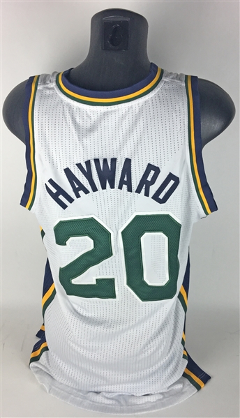 Gordon Hayward Game Used 2013 Utah Jazz Jersey (Meigray Group)