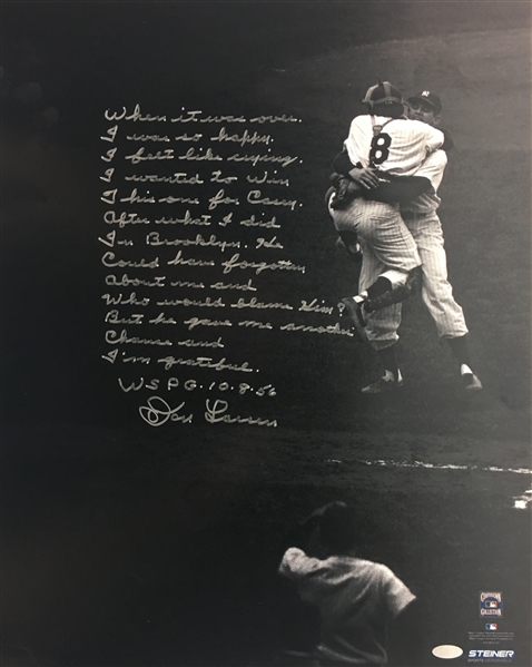 Don Larsen Signed & Inscribed 16" x 20" Story Photograph (Steiner Sports)