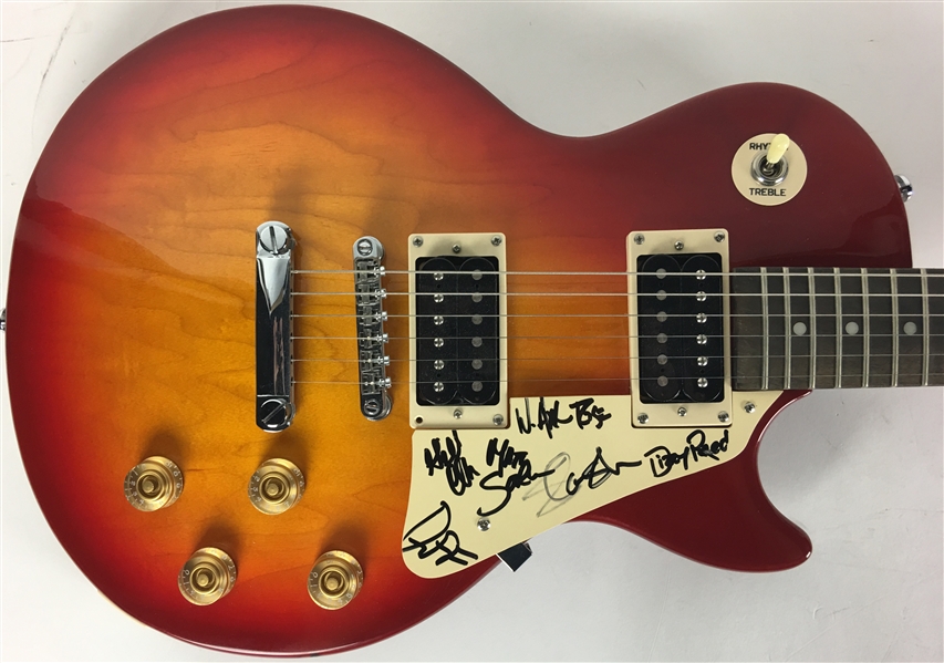 Guns N Roses Group Signed Les Paul Guitar w/ All Five (5) Members! (Beckett)